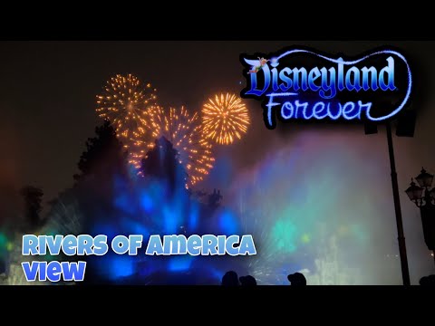 [4K] DISNEYLAND FOREVER 2022 Fireworks Spectacular Rivers of America View