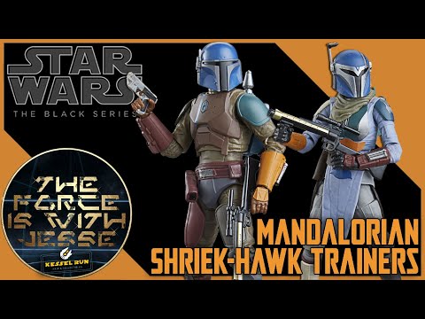 MANDALORIAN SHRIEK-HAWK TRAINERS - STAR WARS THE BLACK SERIES 2-PACK