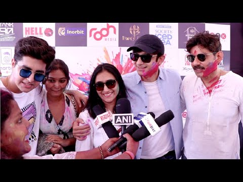 Yeh Rishta Kya Kehlata Hai Cast Romit Raj, Sharon Varma & Others At  Holi Colour Splash Party 2025