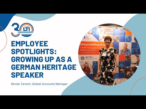 Employee Spotlights: Growing Up as a German Heritage Speaker