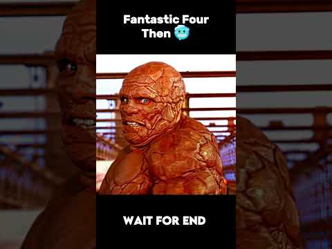 Fantastic Four now vs then #shorts #marvel