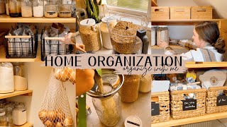 Home Organization Ideas!🏠 Clean and Organize With Me DIY Pantry Restock