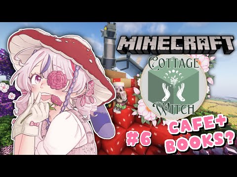 【#NIJIENchanted】Working On Cafe Exterior! - Minecraft RP【Maria Marionette | NIJISANJI EN】