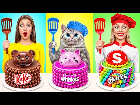 Me vs Grandma Cooking Challenge with Cat | Funny Challenges by Multi DO