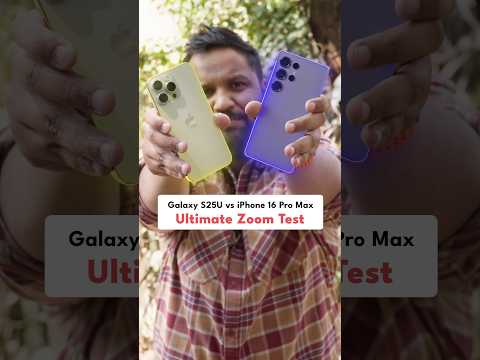 Galaxy S25 Ultra vs iPhone 16 Pro Max - Ultimate Zoom Test! #shorts