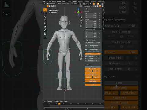 Easiest Character Rigging You'll Ever Learn #Blender #Shorts #AnimationTips