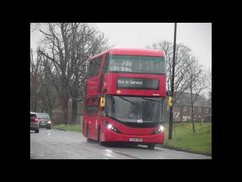 Refurbished Enviro 400HCity Arriva London HA034 LK66HBB on Not in Service at Caterham Westway Common