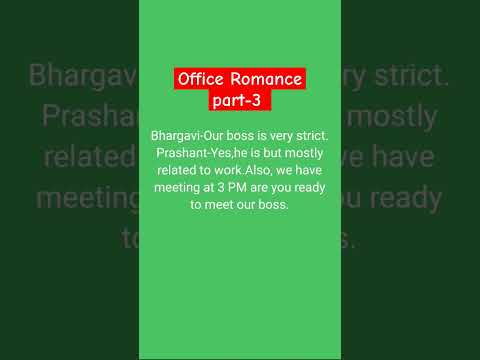 Office Romance part-3 ❤️💝|#youtubeshorts #shorts