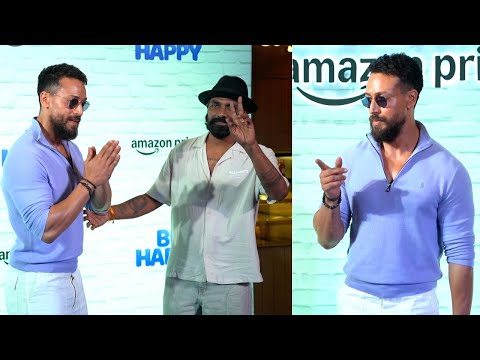 Tiger Shroff And Remo D'souza Attend At Blue Carpet Screening Of Film Be Happy | MS shorts