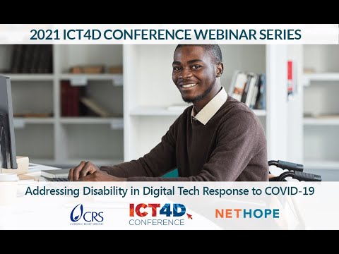 Addressing Disability in Digital Tech Response to COVID-19