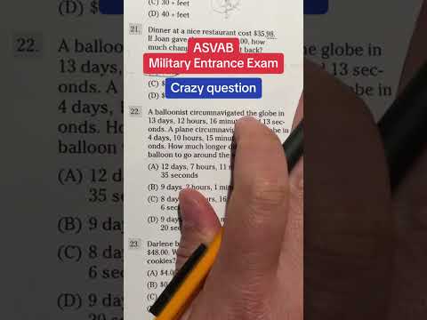 ASVAB Arithmetic Reasoning answers walkthrough 22