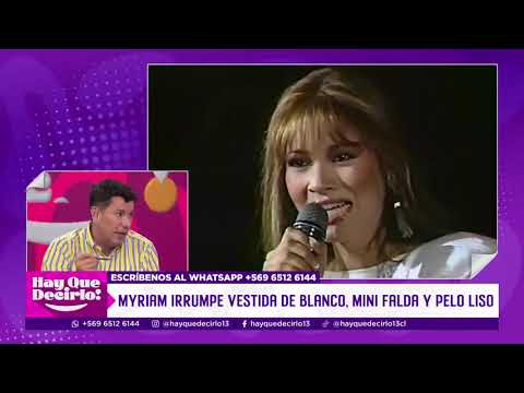 “El Colombiano” analiza los looks de Myriam Hernández a lo largo de su carrera | Hay Que Decirlo