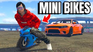 Sliding on Mafia Using MINI BIKES in GTA 5 RP