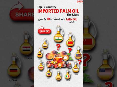 Top 10 Countries Imported Palm Oil The Most 2025