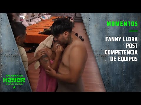 Fanny llora luego de la competencia por equipos  | Palabra de Honor | Canal 13