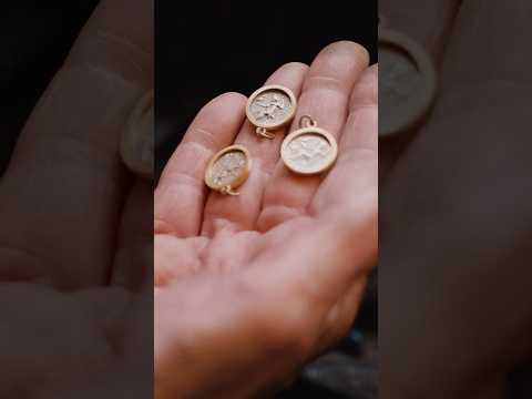 Creating jewellery from 2,300-year-old Greek silver coins #jewelry #handmade #coins