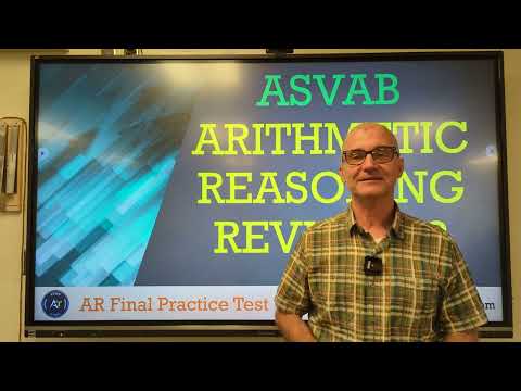 ASVAB 2024 Arithmetic Reasoning Practice Test