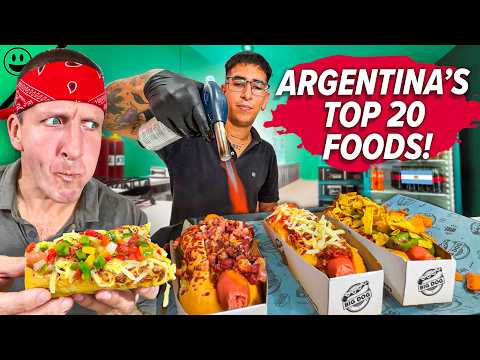 Must Try Before You Die!! Argentina's TOP 20 Street Foods!!