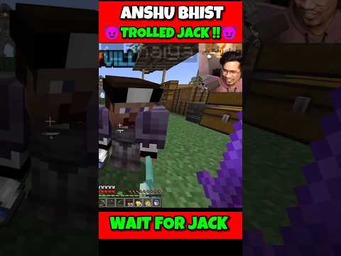 😂JACK TROLLED GAMERFLEET ! #fleetsmp #anshubisht #shortvideo #viral #lilyville #lilyvillesmp