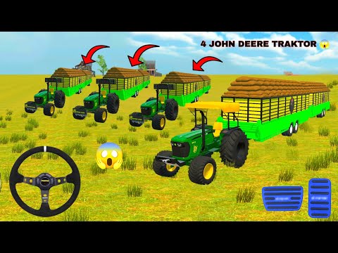 NEW 4 JOHN DEERE TRAKTOR DUBAL TROLLEY BORI LOD 😱 #trending #viralvideo #gaming #short