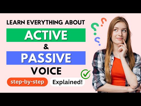 The PASSIVE VOICE | Everything you need before an EXAM - Step-by-step