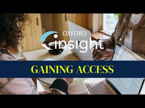 Beginning Free Trial and Maintaining Access in Oxford Insight