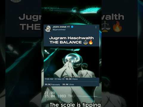 Jugram Haschwalth The Balance #anime #bleach #bleachanime #jigenanimeyt #bleachtybw #fyp #tybw