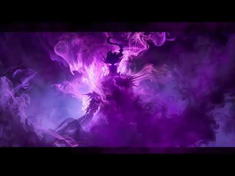 Smoky Purple Evil Character | 4K Relaxing Screensaver