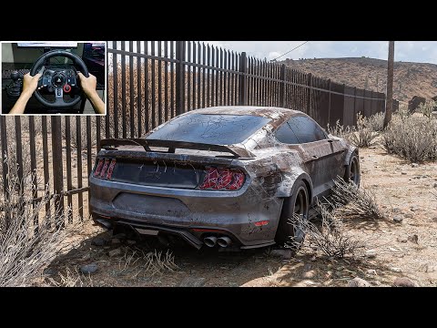 Rebuilding Ford Mustang RTR Spec 5 Forza Horizon 5 Logitech G29 Stering Wheel Gameplay