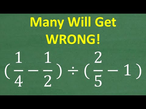 Can You Solve This BASIC Fraction Problem? MANY Will Get It Wrong!