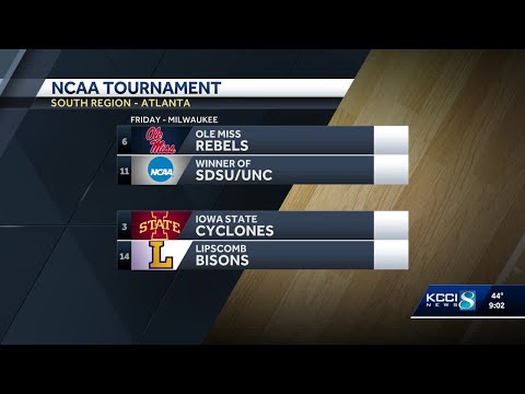 NCAA Tournament: Iowa State learns its March Madness destination