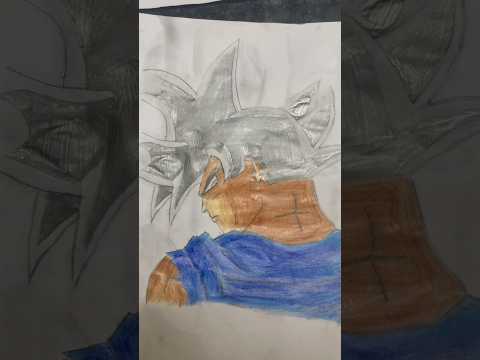 Joshua favourite hero goku drawing #animeartgj