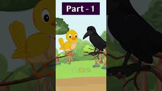 Dark crow - Fairy Tales in English - English Moral Story - English Cartoon -  Part 1