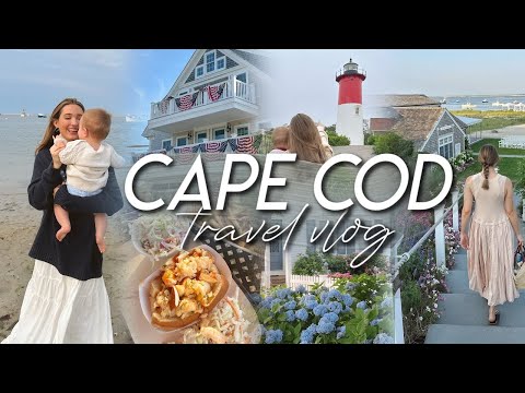 CAPE COD TRAVEL VLOG | exploring the sights, eats, & beaches on our first family vacation!