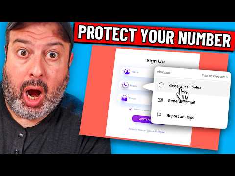 You MUST protect your cell phone number!