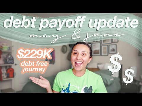 DEBT PAYOFF UPDATE MAY / JUNE 2022 | my debt free journey, six figure student loan