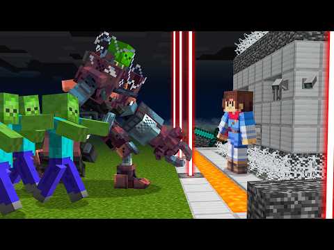 Zombie Apocalypse vs Security House in Minecraft