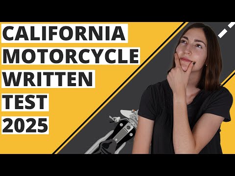 California DMV Motorcycle Written Test 2025 (60 Questions with Explained Answers)