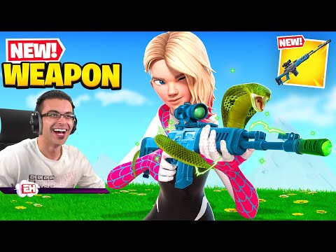 Nick Eh 30 reacts to Cobra DMR in Fortnite!