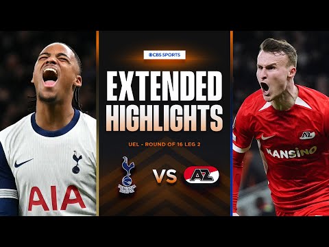 Tottenham vs. AZ Alkmaar: Extended Highlights | UEL Round of 16 Leg 2 | CBS Sports Golazo - Europe