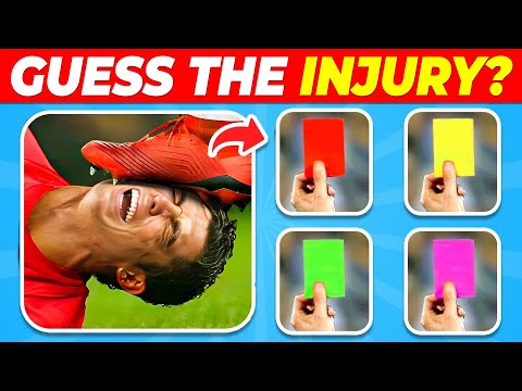 LIVE 🔴Guess INJURY, Moment, Goal and Song of Football Player ❤️‍🩹🏐 Ronaldo, Messi, Neymar, Mbappe