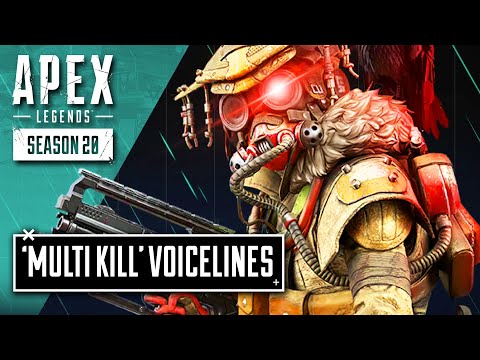 *ALL* MULTIKILL Voicelines in Apex Legends