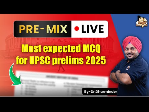 Solving Expected Science & Tech MCQs for UPSC Prelims 2025 | Live Pre-Mix | Sleepy Classes IAS