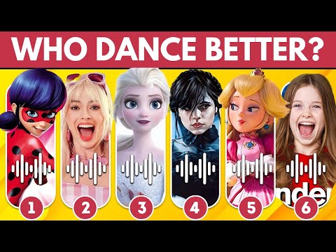 Who Dance Better? | Wednesday Addams, Jiwoo, Payton delu, Princess Peach