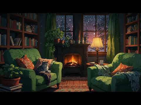 🔥Cozy Winter Vibes ❄️ | Relaxing Lo-fi Beats for Study & Chill