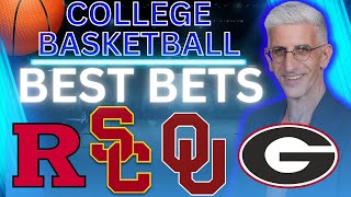 Wednesday College Basketball Picks | Oklahoma vs Georgia | USC vs Rutgers | CBB Picks 3/12/25