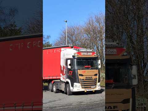 Cedric John DAF #truck at Lymm Truckstop #shortvideo #shorts #youtubeshorts