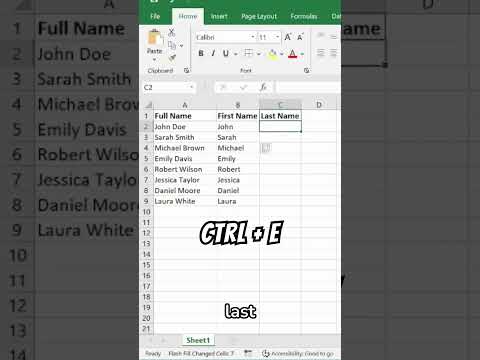 Split Names Without Formula | EASY and QUICK!