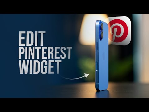 How to Edit Pinterest Widget on iPhone (tutorial)