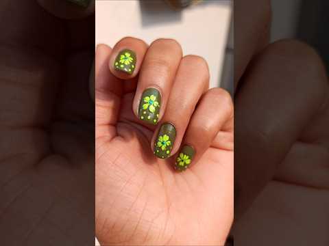 🧷 Easy NailArt Design At Home 🏡 #nailart #shorts #viralnailart #viralshort #easynailart #trending